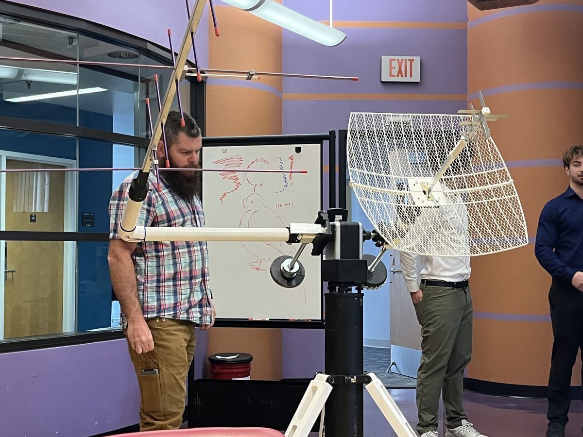 Final E4 prototype of the Universal Antenna Remounting System, fully assembled.